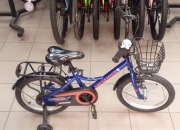 Rower dla chłopca z bagażnikiem i koszykiem 16"