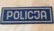 Naszywka Plakietka Emblemat POLICJA Naramienna Oryginalna od 1990r.
