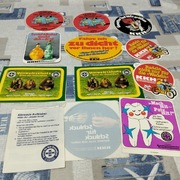 Stare naklejki niemieckie 12 sztuk