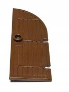 LEGO DRZWI ZAMEK MAŁE BRĄZOWE