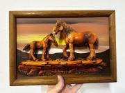Sprzedam obrazek koni ręcznie robiony