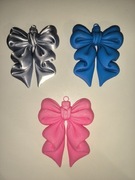 Kokardy ozdobne na choinkę (płaskorzeźba)