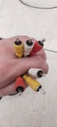 Kabel RCA CINCH AV audio video 3x3