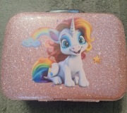 Kuferek Zestaw Kosmetyków do Makijażu Malowania Paznokci dla Dzieci 22 el.