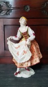 Rosenthal figurka damy w stroju barokowym, G. Oppel