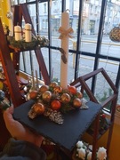 Stroik boże narodzenie pomarańcz, miedź