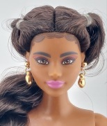 Kolczyki biżuteria dla lalki Barbie złote serca