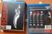 "Scream"   ["Krzyk"] - Wes Craven   KOMPLET  4-BLU-RAY !!!