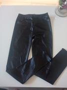 Błyszczące legginsy czarne r S/M