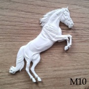Wierzgający koń figurka do malowania dla dzieci magnes na lodówkę z masy