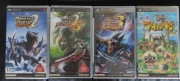 Monster Hunter PSP ntsc-j. Zestaw 4 gier od Capcom 