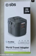 Adapter podróżny SBS, 20W, Power Delivery, UK, US, EU, AUS
