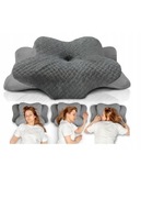 Poduszka ortopedyczna do spania pianka memory 41 x62 cm gluckstoff szara