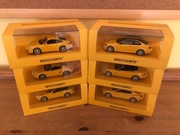 1/43 MINICHAMPS LINEA GIALLO KOMPLET 6 SZTUK