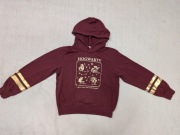Wiśniowa złota bluza dresowa z kapturem Harry Potter H&M 146 - 152