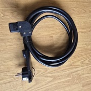 Kabel zasilający do subwoofera 3,20m 3x1,5mm2 płaskie wtyczki