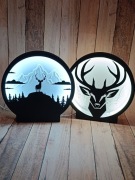 Lampa z druku 3D różne wzory - personalizacja 