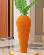 Oryginalny zabawny wytrzymały drapak dla kota Marchewka 29x26 cm