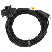 PRZEDŁUŻACZ POLSKI ROZGAŁĘŹNIK GUMOWY OW 3x2,5 30m