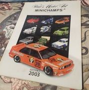 KATALOG MINICHAMPS 2003 EDYCJA 1 - 187 STRONY