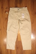 Spodnie MNG r. 36 beżowe/kremowe długie bawełna nowe z metką 