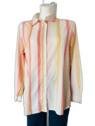 #4 Koszula damska w paski kolorowa marki Alba Moda rozmiar 40