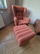 Fotel Baron z podnóżkiem