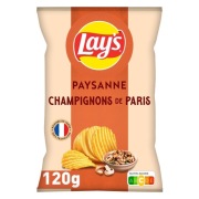 Lays francuskie chipsy o smaku pieczarek 120 g