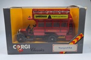 CORGI Classics C858 - THORNYCROFT BUS "Sandeman Porto", skala 1:43