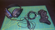 zestaw gamingowy pad i słuchawki ps3 , pc 