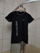 Bluzka koszulka t-shirt męska Mercedes Benz czarna M classic sport retro