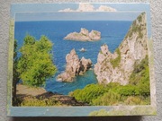 Puzzle 240 el, krajobrazy różne-wyspa Korfu, unikatowe, idealne na prezent 