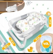 Wanienka KIDIZ składana 40L Termomentr 0-12 M