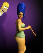 Marge Simpson  - plik STL do druku 3D 