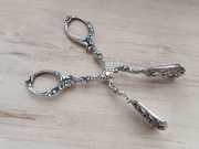 POSREBRZANE SZCZYPCE DO CIASTA RÓŻA