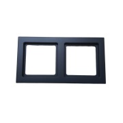 Berker 10126096  Q.3 Ramka 2-krotna, antracyt, aksamit