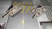 Vintage GALOOB MICRO MACHINES - tanks 2 modele
