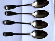 Łyżeczki deserowe Alpacca 4 szt komplet 