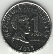 Filipiny 1 piso peso 2015 - 24 mm - nr 2