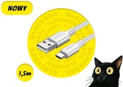 [NOWY] Kabel Ugreen Nickel Plating USB-A/USB-C [1,5m] [Biały]