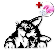 NAKLEJKA NA SAMOCHÓD AUTO LAPTOP - KOT KOTEK - RÓŻNE KOLORY