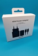Samsung zestaw: ładowarka 45W EP-T4511 + kabel USB-C 1,8 m  Nowy  Oryginał