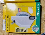 Schellenberg Mini 50505 Pół-wlotowy nawijacz paska do rolet biały