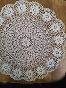 Pisanki serwetka szydełko do koszyczka wielkanocnego