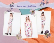 Sukienka w kwiaty pull & bear rozmiar S kokarda