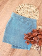 jeansowa dzinsowa prosta krótka mini spódnica spódniczka 40L na gumce gumkę