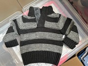 Sweterek chłopięcy Rebel 9-12misięcy 80cm stan idealny #1781