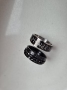 Obrączka Pierścionek Antystresowy Obrotowy 2 sztuki 27, średnica 21,5mm