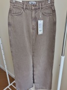 Only, Nowa ! długa spódnica, bawełniana, rozmiar S, kolor kawy