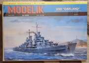 Model kartonowy USS Oakland + wręgi